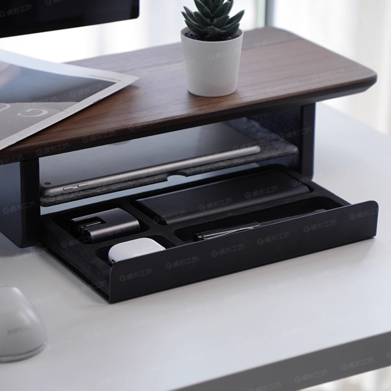 Desk Setup Shelves - حامل شاشة، أدراج تخزين، منظم مكتب