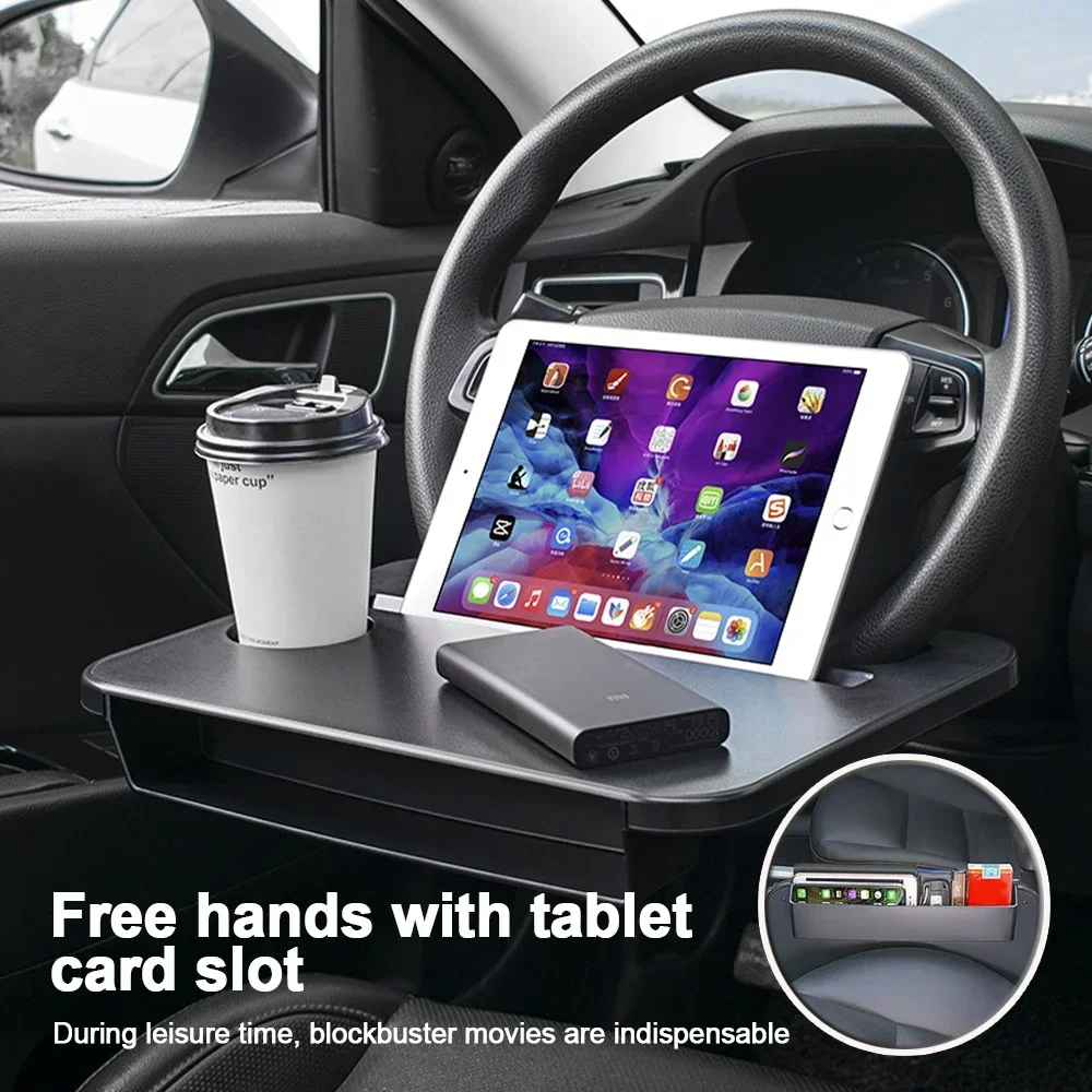 Desk Setup Table - طاولة سيارة متعددة الاستخدامات، حامل لابتوب،