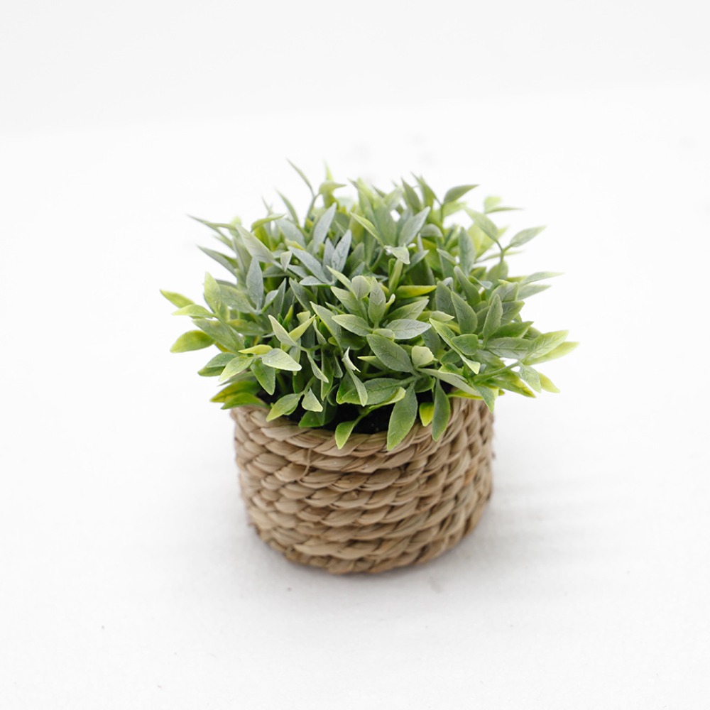 Plant Pot Small Desk - نبات صناعي صغير واقعي في وعاء،