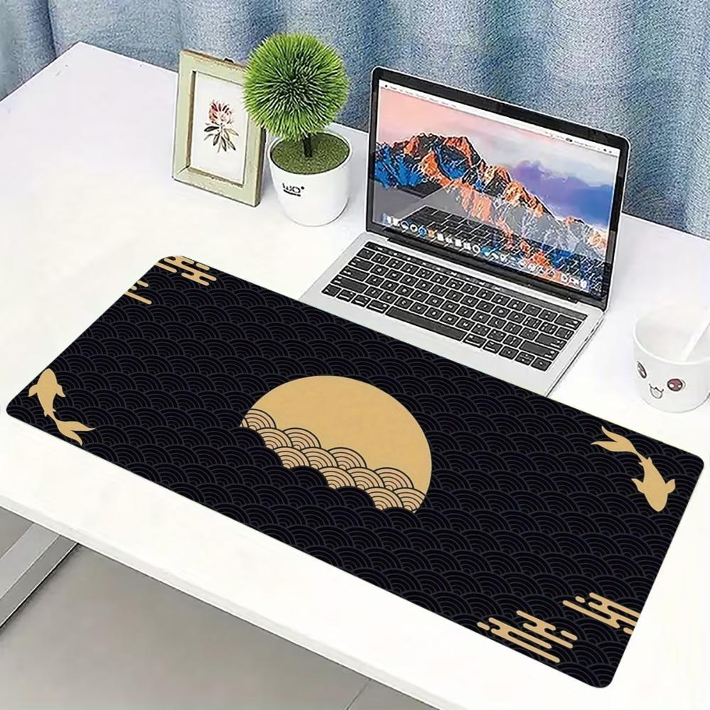 Desk Setup Laptop And Pc - لوحة ماوس ألعاب كبيرة ممتدة بتصميم