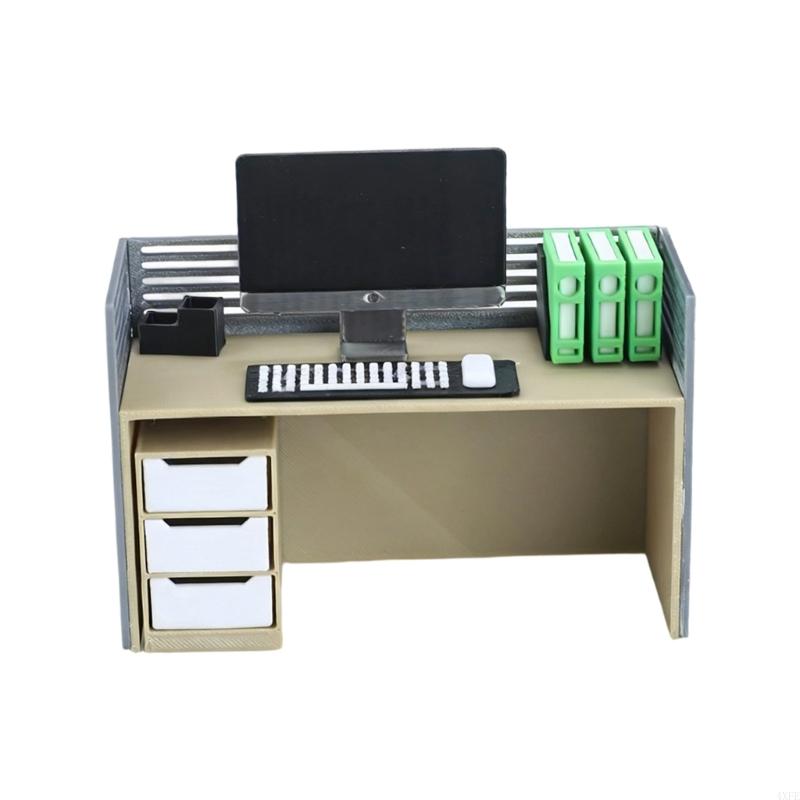 Desk Setup Natural - مجموعة مكتب مصغرة لزملاء العمل تتضمن