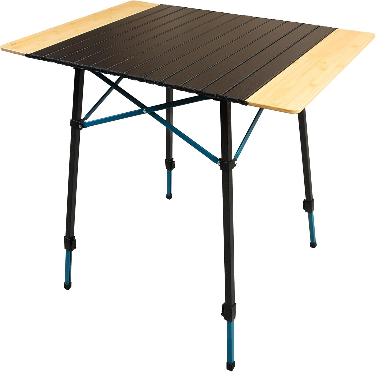 Desk Setup Natural - طاولة تخييم محمولة قابلة للطي بسطح