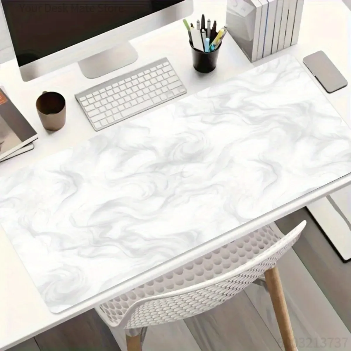 Desk Setup Laptop And Pc - لوحة ماوس مطاطية عصرية فاخرة بنمط