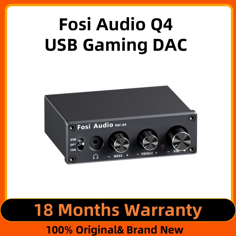 فوسي الصوت Q4 ستيريو صغير USB  - مراجعة Desk Setup Speakers وسعره
