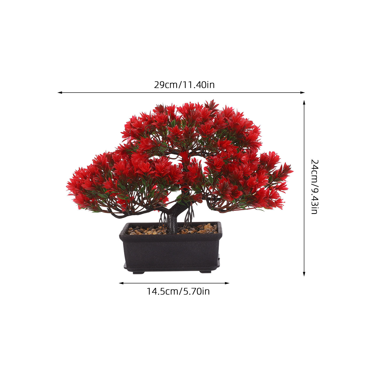 شجرة بونساي اصطناعية من البلاس - مراجعة Plant Pot Small Desk وسعره