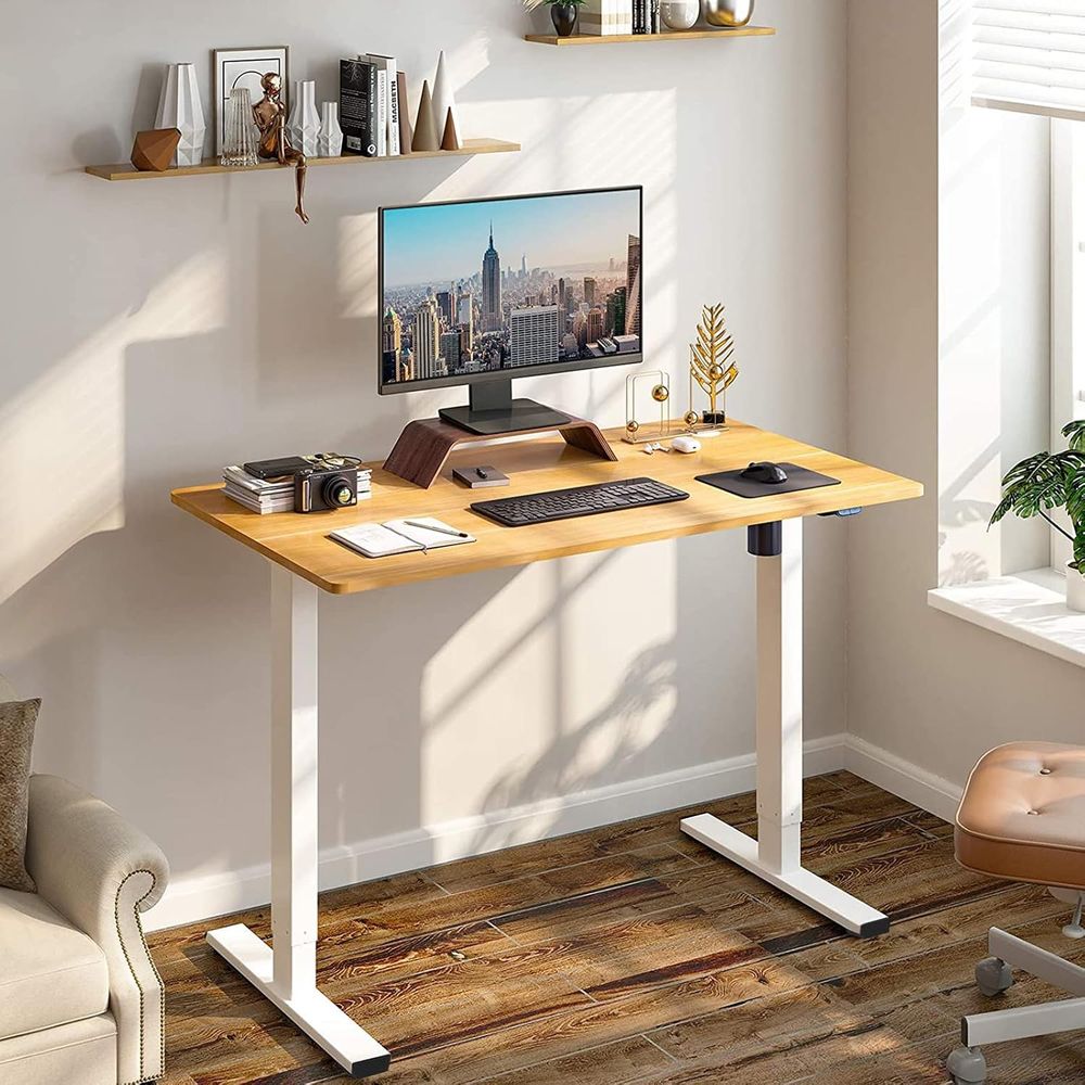 مكتب كهربائي قابل للرفع مقاس 4 - مراجعة Desk Setup One Monitor وسعره