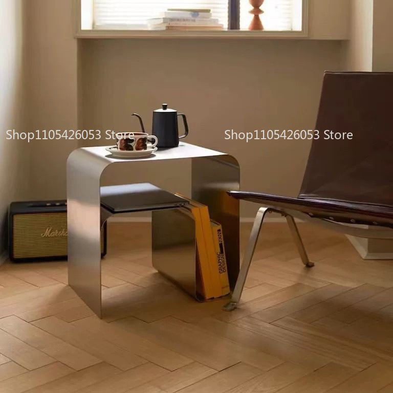 طاولة جانبية من الفولاذ المقاو - مراجعة Desk Setup Shelves وسعره