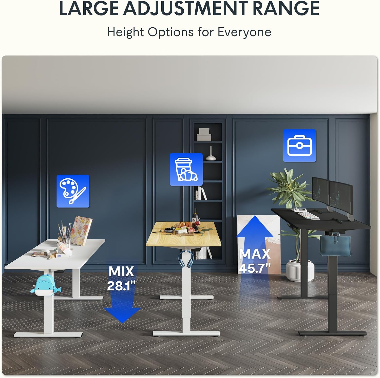 طاولة قابلة للطي من ألياف الكر - مراجعة Desk Setup Table وسعره