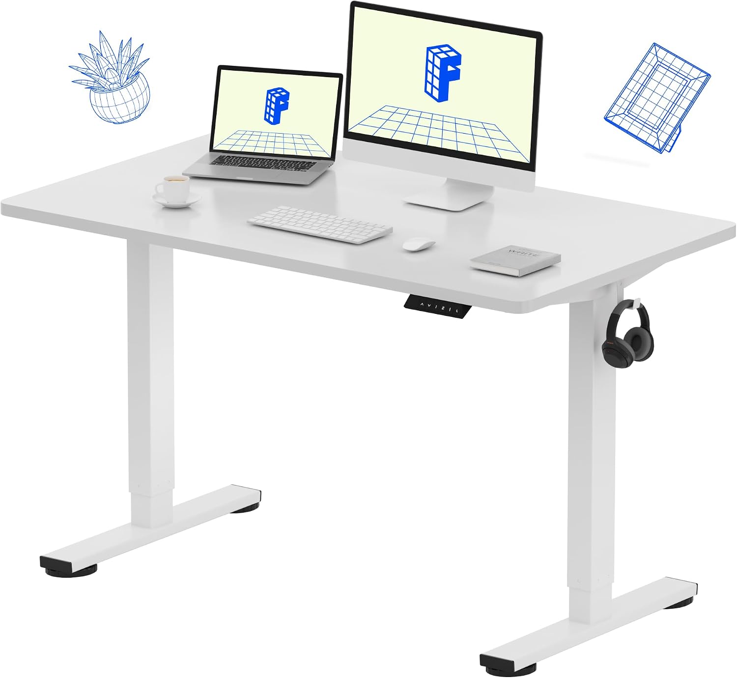 مكتب قابل للتحويل FLEXISPOT EN - مراجعة Desk Setup One Monitor وسعره