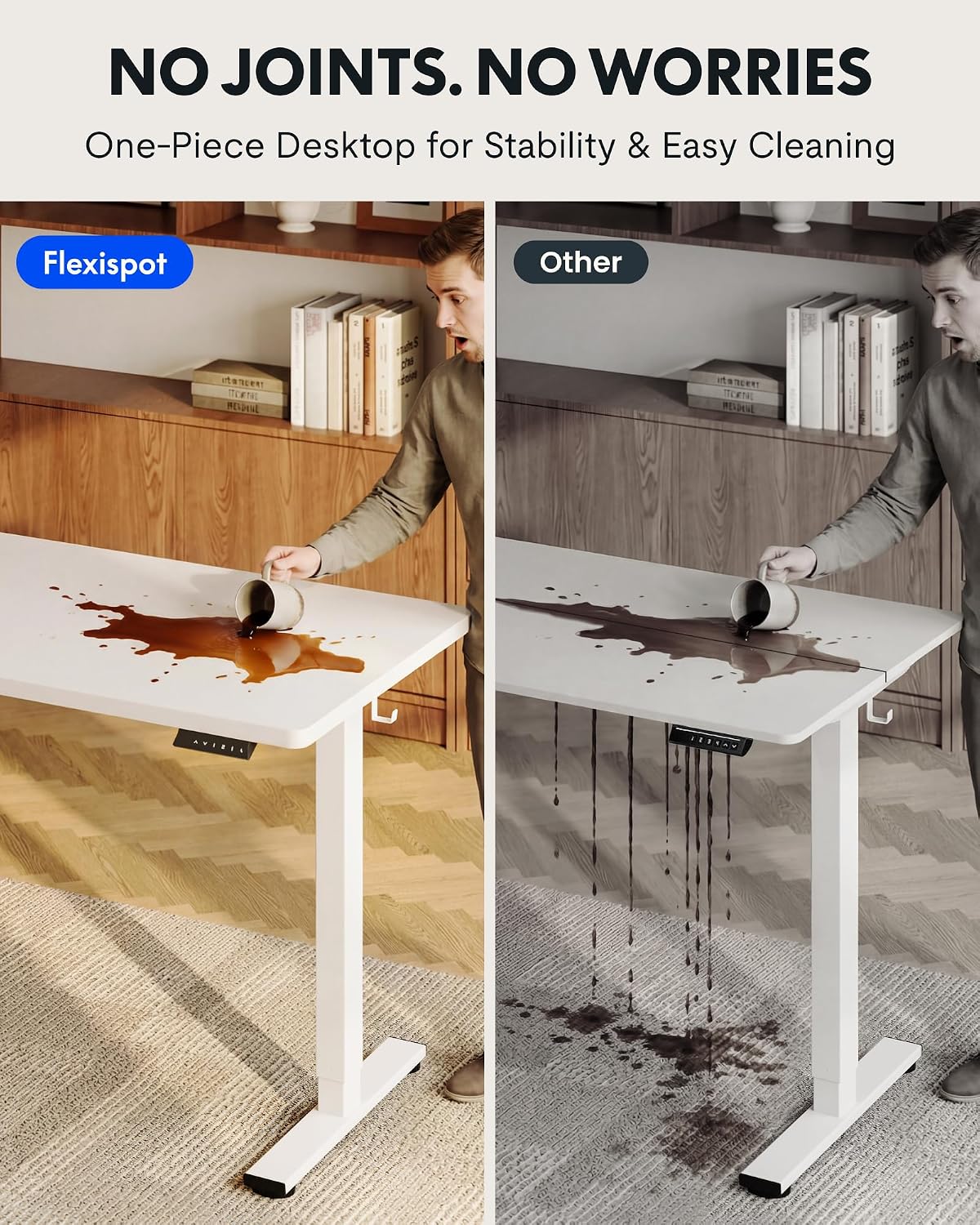 مكتب قابل للتحويل FLEXISPOT EN - مراجعة Desk Setup One Monitor وسعره