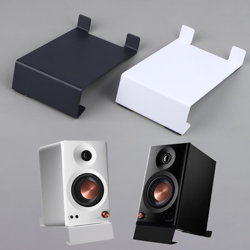 ● حامل مكبر صوت معدني متين لسط - مراجعة Desk Setup Speakers وسعره
