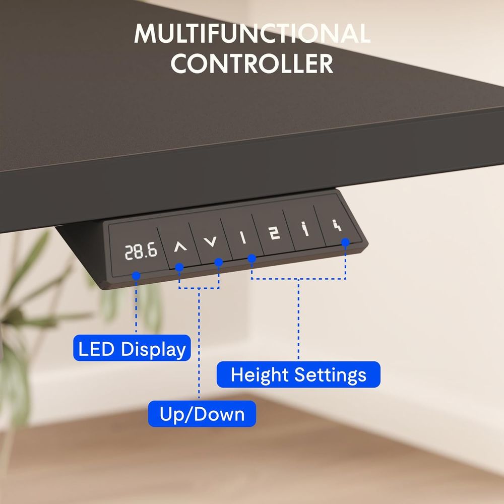مكتب كهربائي قابل للرفع مقاس 6 - مراجعة Desk Setup One Monitor وسعره