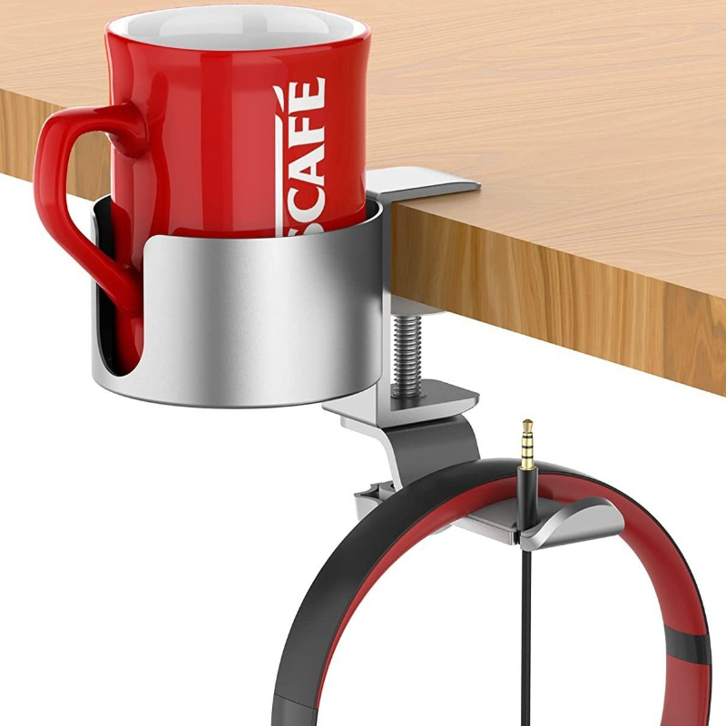 360 °   حامل أكواب دوار من الأ - مراجعة Desk Setup Headphones وسعره