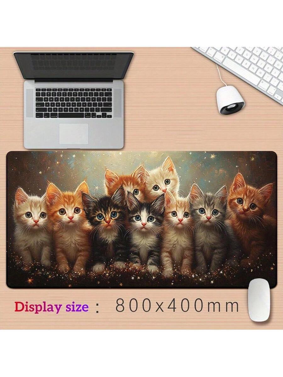 لوحة ماوس للألعاب على شكل قطة  - مراجعة Desk Setup Laptop And Pc وسعره