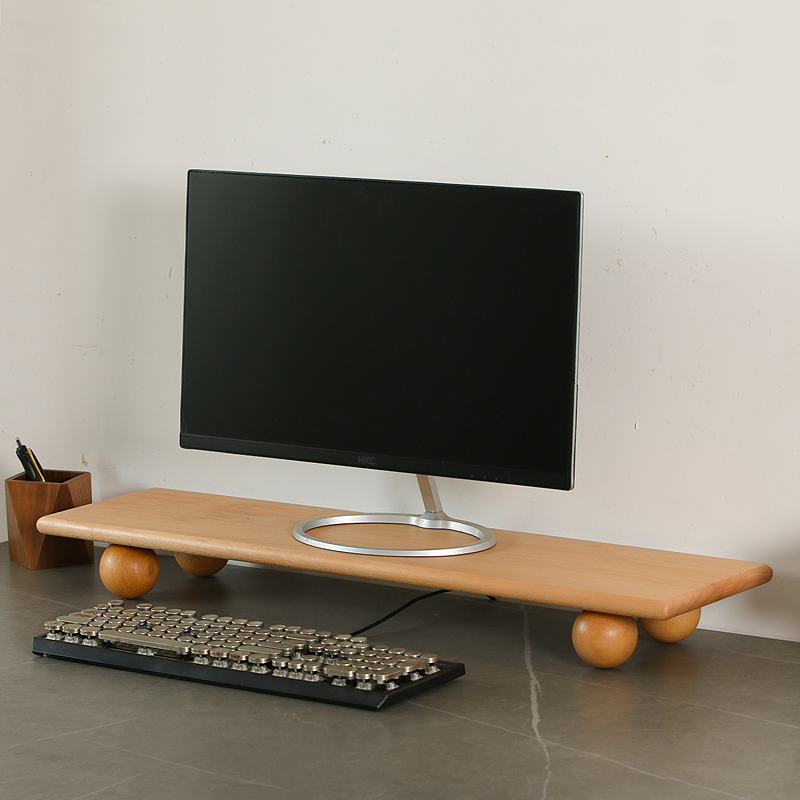 حامل شاشة مزدوج لسطح المكتب من - مراجعة Desk Setup Natural وسعره
