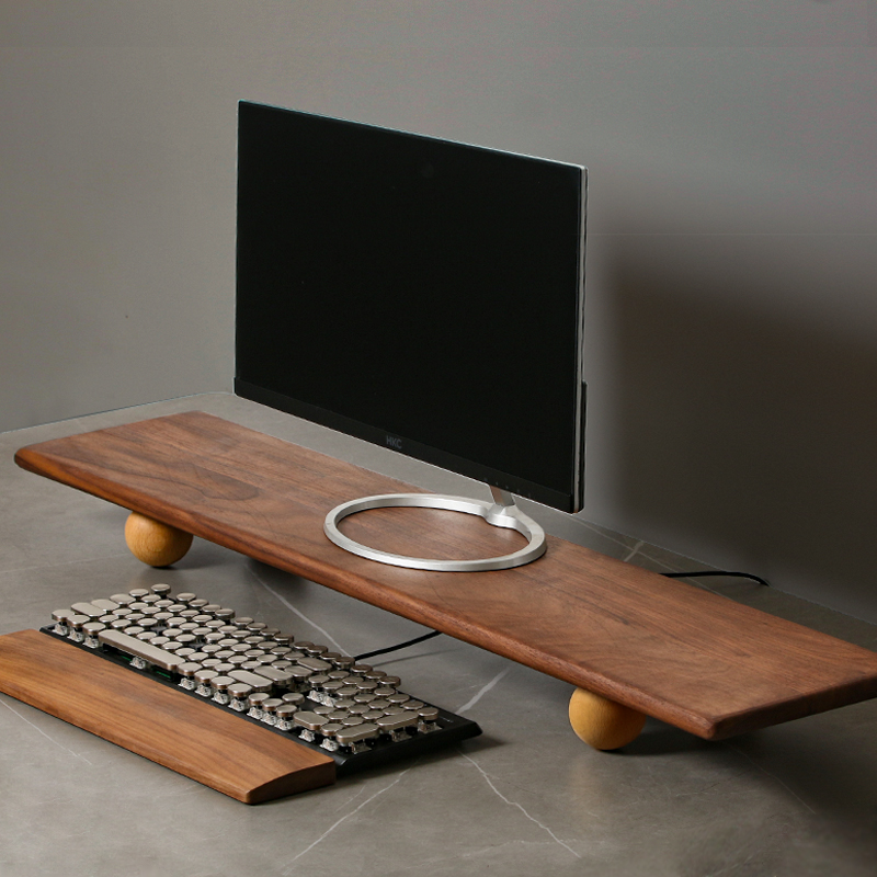 حامل شاشة مزدوج لسطح المكتب من - مراجعة Desk Setup Natural وسعره