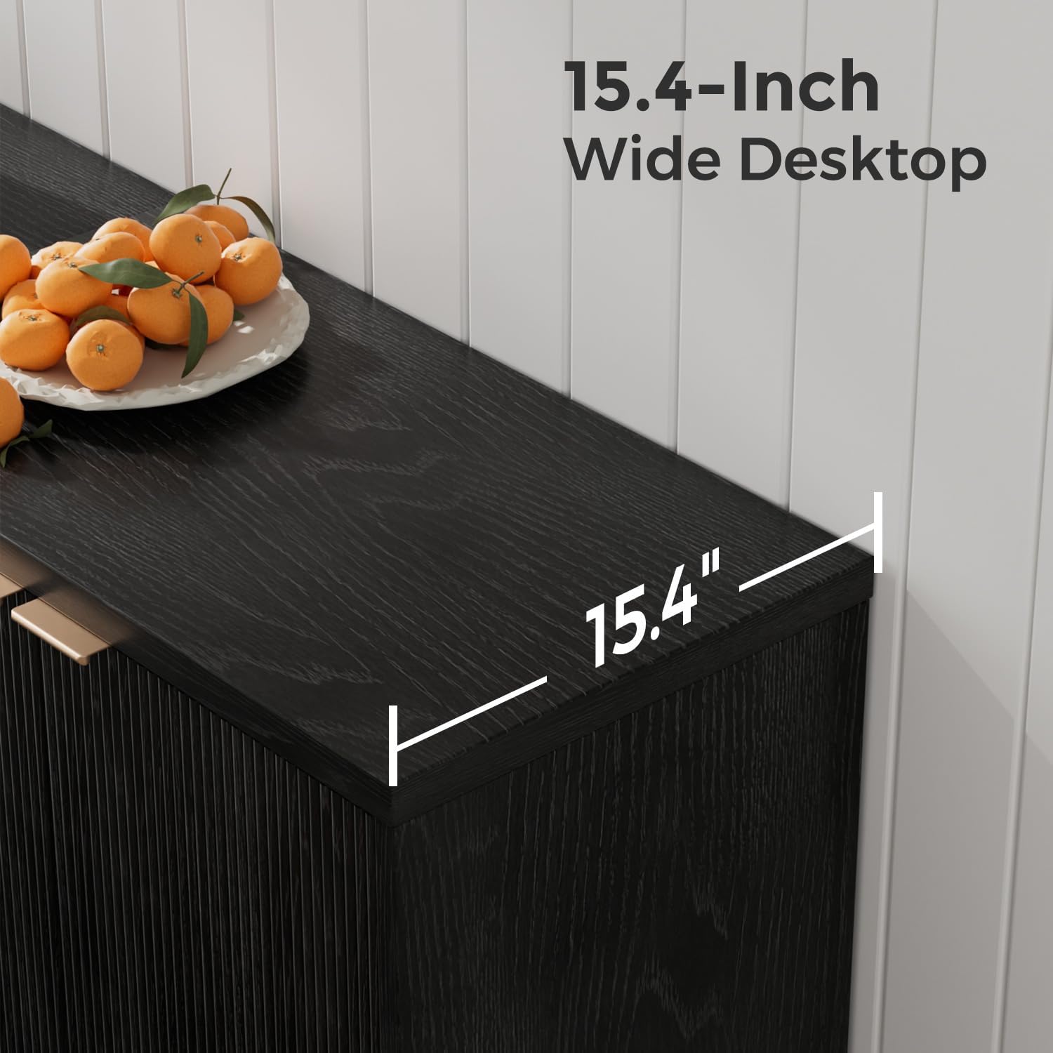 خزانة بوفيه مخددة حديثة مع مسا - مراجعة Desk Setup Shelves وسعره