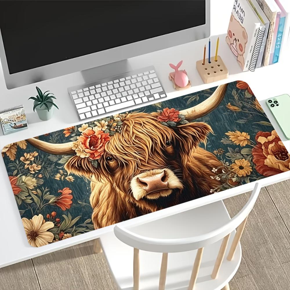 وسادة فأرة ألعاب بتصميم بقرة ه - مراجعة Desk Setup Laptop And Pc وسعره
