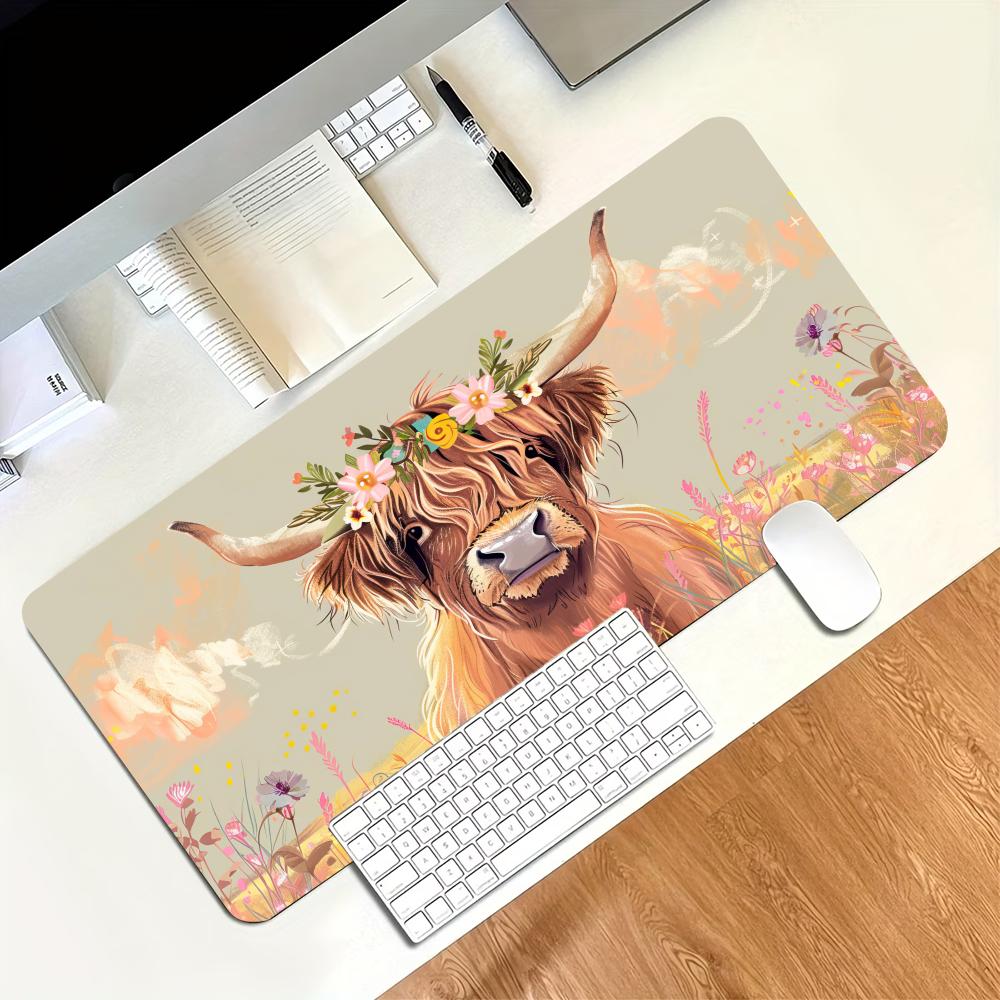 وسادة فأرة ألعاب بتصميم بقرة ه - مراجعة Desk Setup Laptop And Pc وسعره