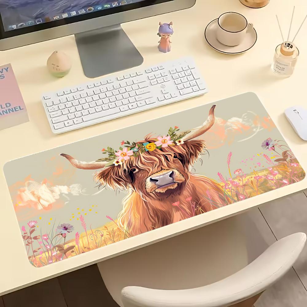 وسادة فأرة ألعاب بتصميم بقرة ه - مراجعة Desk Setup Laptop And Pc وسعره