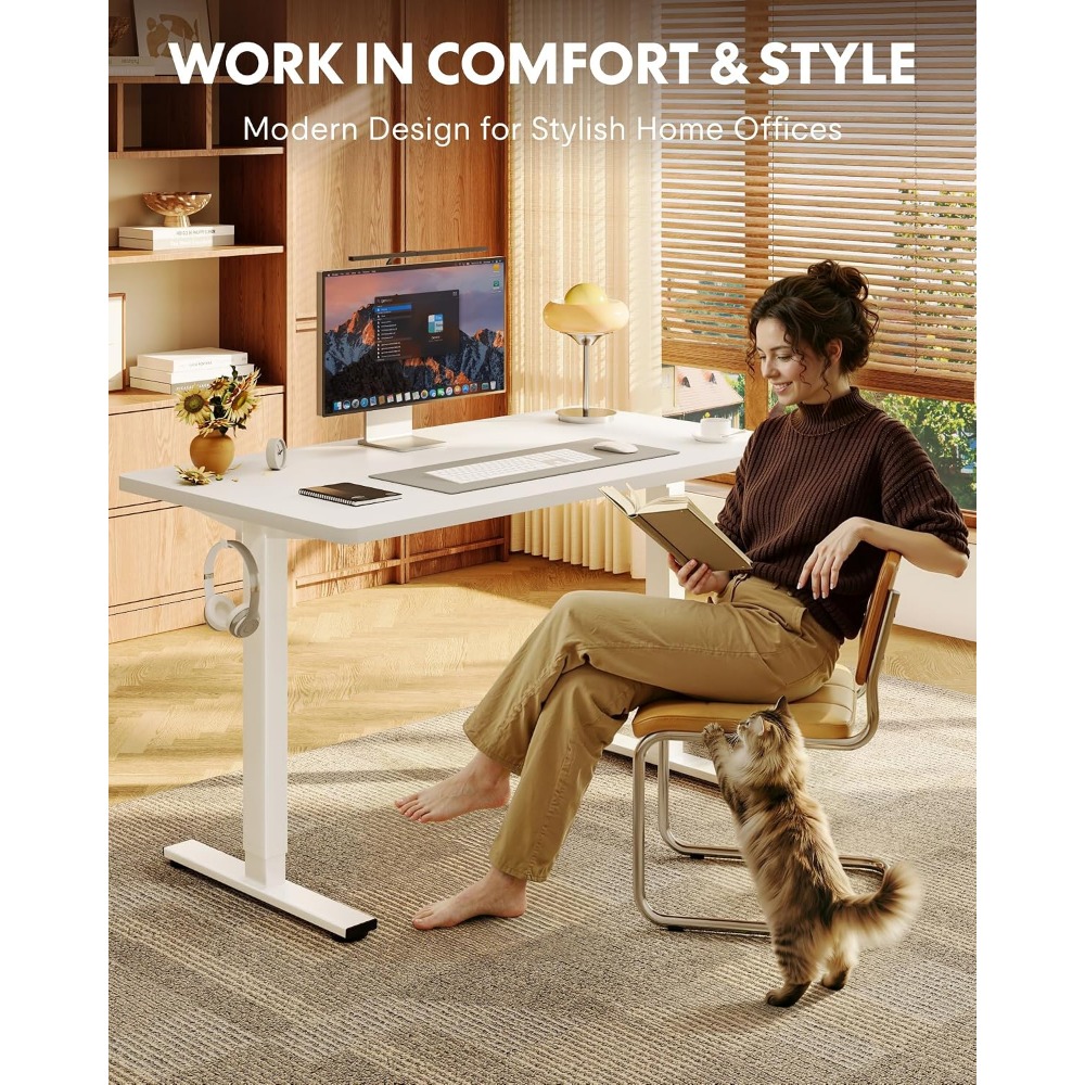 مكتب قابل للتحويل FLEXISPOT EN - مراجعة Desk Setup One Monitor وسعره