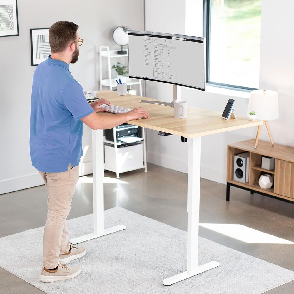 مكتب كهربائي قابل للتعديل في ا - مراجعة Desk Setup Kit وسعره