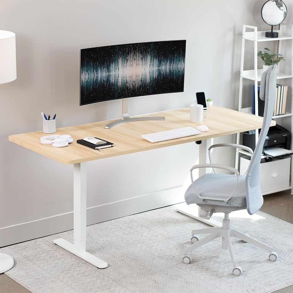 مكتب كهربائي قابل للتعديل في ا - مراجعة Desk Setup Kit وسعره