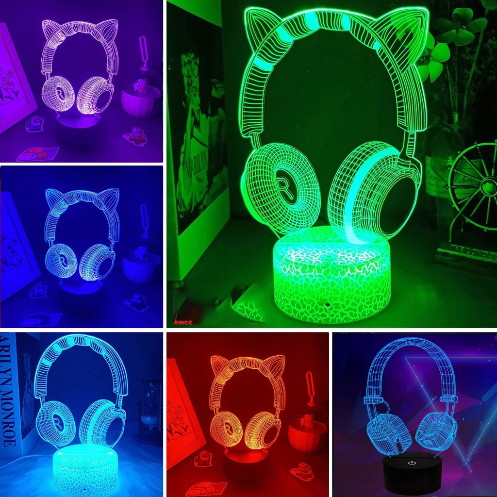 سماعات ثلاثية الأبعاد الوهم ضو - مراجعة Desk Setup Headphones وسعره