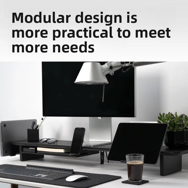 حامل شاشة من الخشب الصلب، حامل - مراجعة Desk Room Setup وسعره
