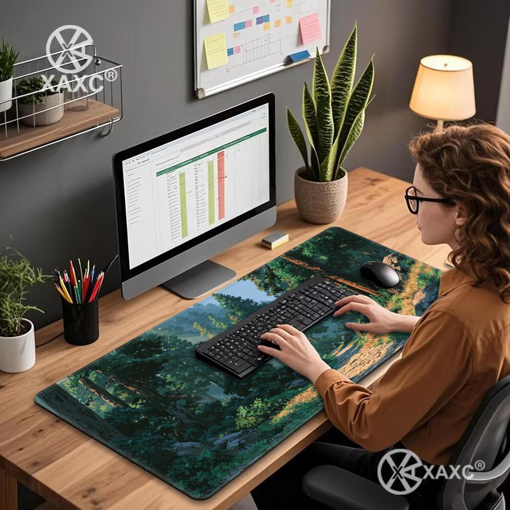 لوحة ماوس كبيرة الحجم بتصميم ا - مراجعة Desk Setup Natural وسعره