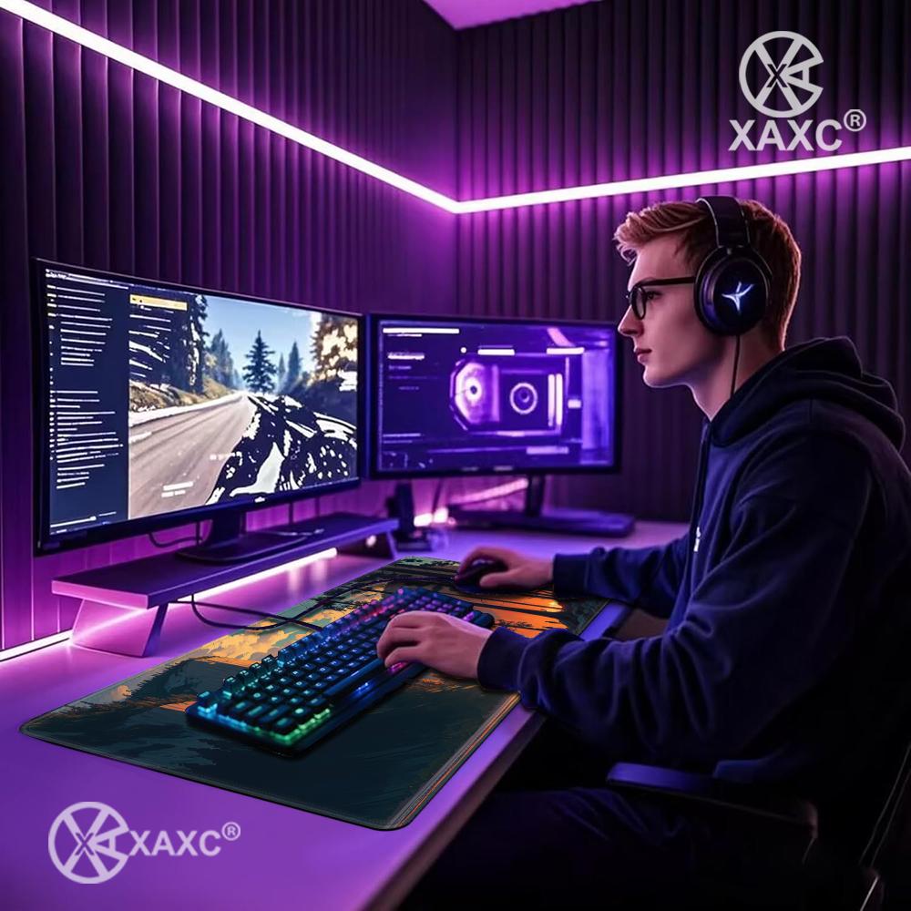 لوحة ماوس كبيرة الحجم بتصميم ا - مراجعة Desk Setup Natural وسعره