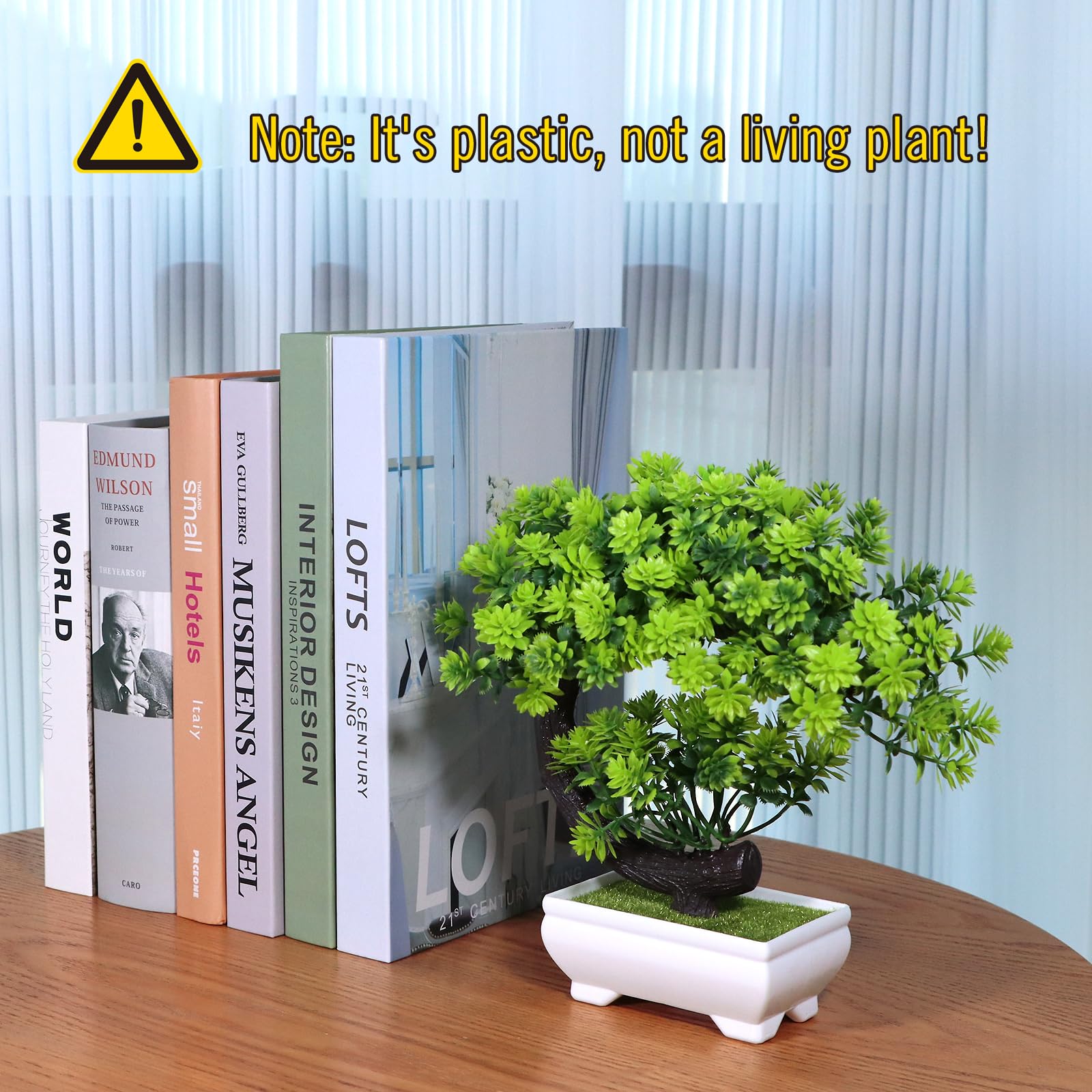 نباتات صناعية صغيرة على شكل زه - مراجعة Plant Pot Small Desk وسعره