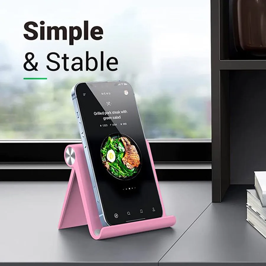 حامل هاتف مكتبي قابل للطي، قاب - مراجعة Desk Setup Table وسعره
