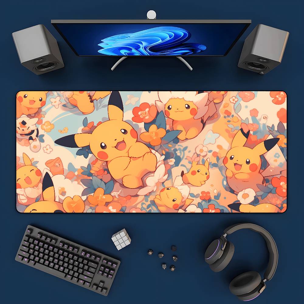 لوحة ماوس بوكيمون كبيرة الحجم  - مراجعة Desk Setup Laptop And Pc وسعره