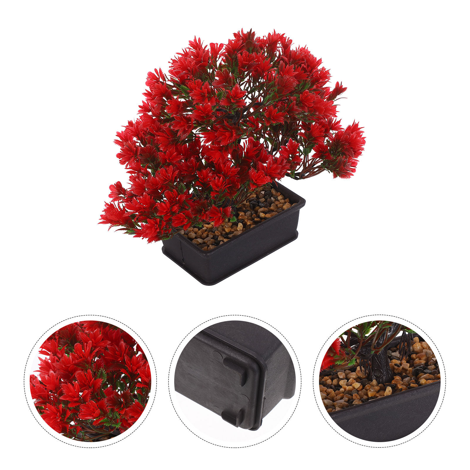 شجرة بونساي اصطناعية صغيرة واق - مراجعة Plant Pot Small Desk وسعره