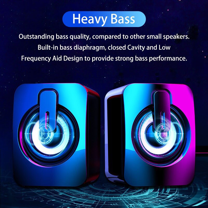مكبرات صوت صغيرة للكمبيوتر مع  - مراجعة Desk Setup Speakers وسعره